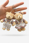 Large Size[12 Cm] Cute Plush Keychain in Dress, 2-Piece Girl-Boy Set - 2