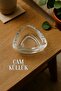 Tulip Round Glass Crystal Luxury Ashtray - Round Ash Tray - Round Ash Tray