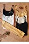 Cotton Lycra Rope Strap Women's 6-Piece Undershirt (2 Black-2 White-2 Skin) - 3