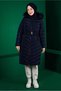 BELTED HOODED INFLATABLE COAT 90328 - 2