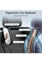 Car Seat Headrest Pillow,Hard PVC Sleeping Neck Pillow,Auto Adjustable Angle Shockproof Cushion - 2