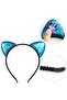 Reversible Sequin Cat Ears Crown, Shiny Cat Ear Hair Crown Sequined Crown - 5