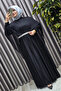 Women's Hijab Plus Size Clothing Glitter Cape Evening Dress - 5