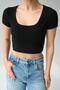 Wide Collar Bady - Black - 3