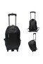 24 - Polafa - Wheeled Trolley Backpack with Laptop Compartment and Pen Holder Compartment - 6