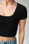 Wide Collar Bady - Black - 4