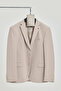 Baselnaa Men's Stone Oversize Large Size Slim Fit Lined Buttoned Basic Blazer Jacket - 2