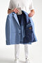 Abrines Men's Indigo Half-Lined Blazer Jacket with Pocket, Cotton Blend, Lycra, Flexible Fabric - 2