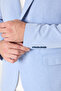 Jawa Men's Ice Blue Cotton Blend Lycra Stretch Fabric Sports Blazer Jacket - 5