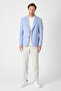 Jawa Men's Ice Blue Cotton Blend Lycra Stretch Fabric Sports Blazer Jacket - 4