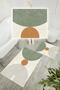 Digital Printing Non-Slip Base Art Series Set of 2 Bathroom Mat Toilet Set (50X60Cm-60X100Cm) - 2