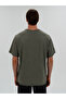 Ny Street Oversize Wide Collar Khaki Men's T-Shirt - 6
