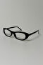Laurent Slim Thin Black Rimmed Women's Blue Block Blue Light Filter Popular Screen Glasses - 3