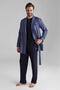 U.S. Polo Assn. 12000 Men's Long Sleeve Short Sleeve Shorts Set Robe 3-Piece - 2