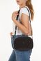 Women's Quilted Fabric Cross Shoulder Bag - 3