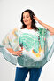 Women's Asymmetrical Cut Chiffon Curve Plus Size Viscose Sporty Stylish Blouse - 3