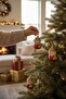 3 Pieces Snowman Figured Christmas Tree Ornament – Glittery Decorative Christmas Ornaments - 5