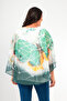 Women's Asymmetrical Cut Chiffon Curve Plus Size Viscose Sporty Stylish Blouse - 7