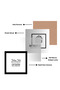 إطار 20×20 - إطار صور - إطار مربع - زاوية ذكريات - إطار فارغ