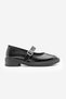 Women's Loafer Strappy Casual Shoes Norgi Black - 3