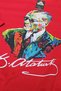Charismatic Eyeglass-Wearing Gazi Mustafa Kemal Atatürk Portrait Ata Printed Red Sweatshirt - 2