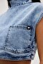 Veronica Blue Women's Denim Crop - 6