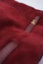 Women's Burgundy Shoulder Bag. Crossbody Bag. Handbag. Bag. Suede Bag. - 3