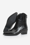 Women's Pointed Toe Cowboy Stitching Detailed Western Boots Vildo Black Croco - 8