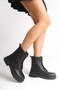 Loraliania Women's Boots 0012010 Black Skin - 5