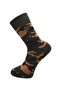 جوارب طويلة من القطن بتصميم عسكري مموه للرجال مكونة من 4 قطع - 3