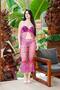 Women's 3-Piece Embroidered Pajama Set with Straps - 4