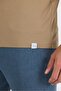 Men's Dark Mink Short Sleeve Plain Suprem Polo Collar Flexible Slim Fit T-Shirt 1011250161_405 - 6