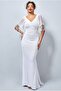 Hailey Maxi Dress in White - 7