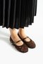 Women's Milan Beaded Floral Detailed Sucuba Women's Ballerinas - 2