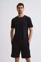 Men's Black Short Sleeve T-Shirt 100% Organic Cotton - 2