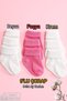 9 Pairs of Cotton 3-Layer Curled Socks for Girls and Newborn Babies 0-24 Months
