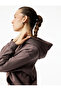 Fleece-Lined Hooded Long Sleeve Kangaroo Pocket Oversized Sports Sweatshirt - 3