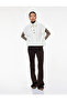 Half Button Turn-Down Collar Sleeveless Hair Knit Sweater - 3