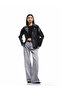 Long Sleeve Faux Leather Biker Jacket with Zipper Pockets
