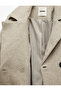 Trench Coat Cashmere Long Sleeve Double-Breasted with Belt - 7