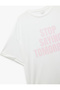 Printed Half Sleeve Crew Neck Oversize Sports T-Shirt - 5