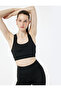 Tulle Detailed Sleeveless U-Neck Sports Bra - 2