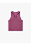 Sleeveless Crew Neck Sports Tank Top - 4