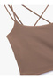 Cross Strap Sleeveless Slim Fit Sports Tank Top - 5