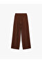 Modal Fabric Pockets Waist Lace-Up Wide Leg Palazzo Pants - 4