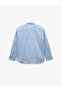 قميص بوبلين كلاسيكي بأكمام طويلة وياقة كبيرة الحجم - 6