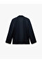 Long Sleeve Double Breasted Blazer Jacket with Button Pockets - 4