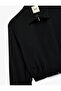 Long Sleeve Classic Collar Zippered Seasonal Jacket - 6