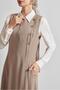 Button Detail Jile Dress 45596 - 3