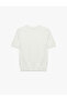 Short Sleeve Crew Neck Basic Knitwear Sweater - 4